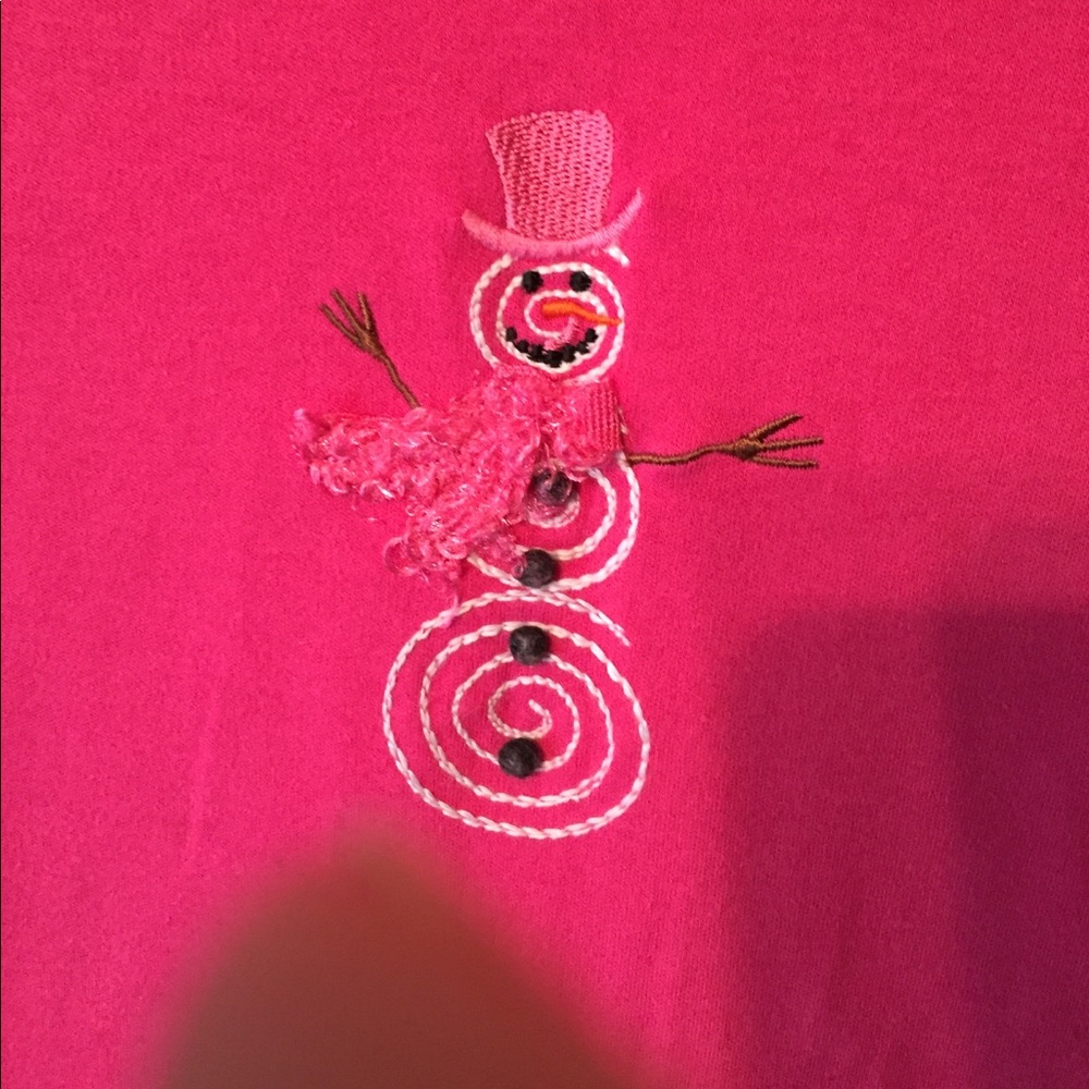 Long Sleeve Snowman Shirt